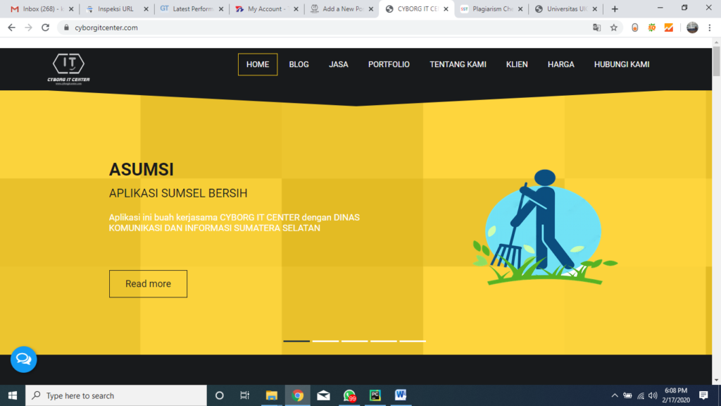 Jasa Pembuatan Website Palembang